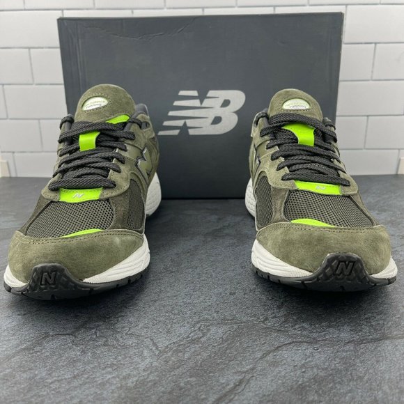Mens New Balance Running Shoes Size 11 ML2002RG Camo‎ Green Olive Classics NWB main image 7